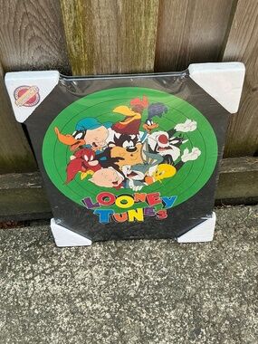 Vintage 90s Looney Tunes Lamin-Art Wall Plaque Poster Board